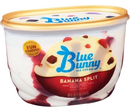 Blue Bunny Banana Split