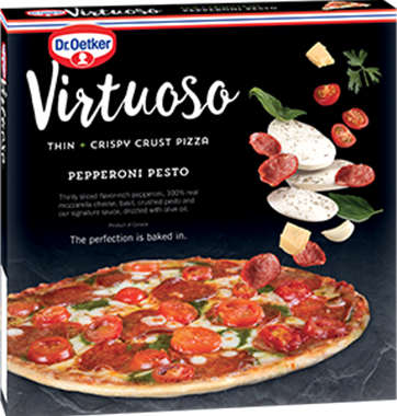 Dr Oetker thin crust pizze