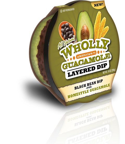 Wholly Guacamole layered dip