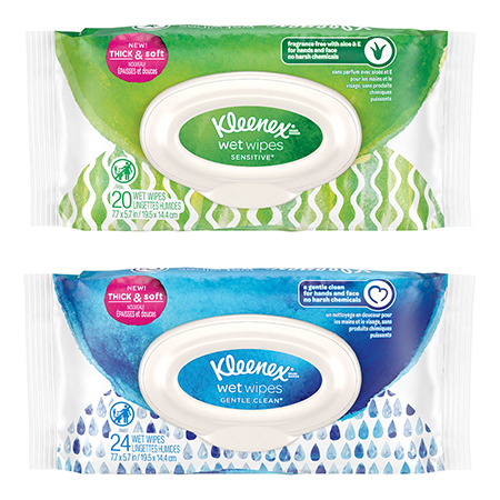 Kleenex wet wipes