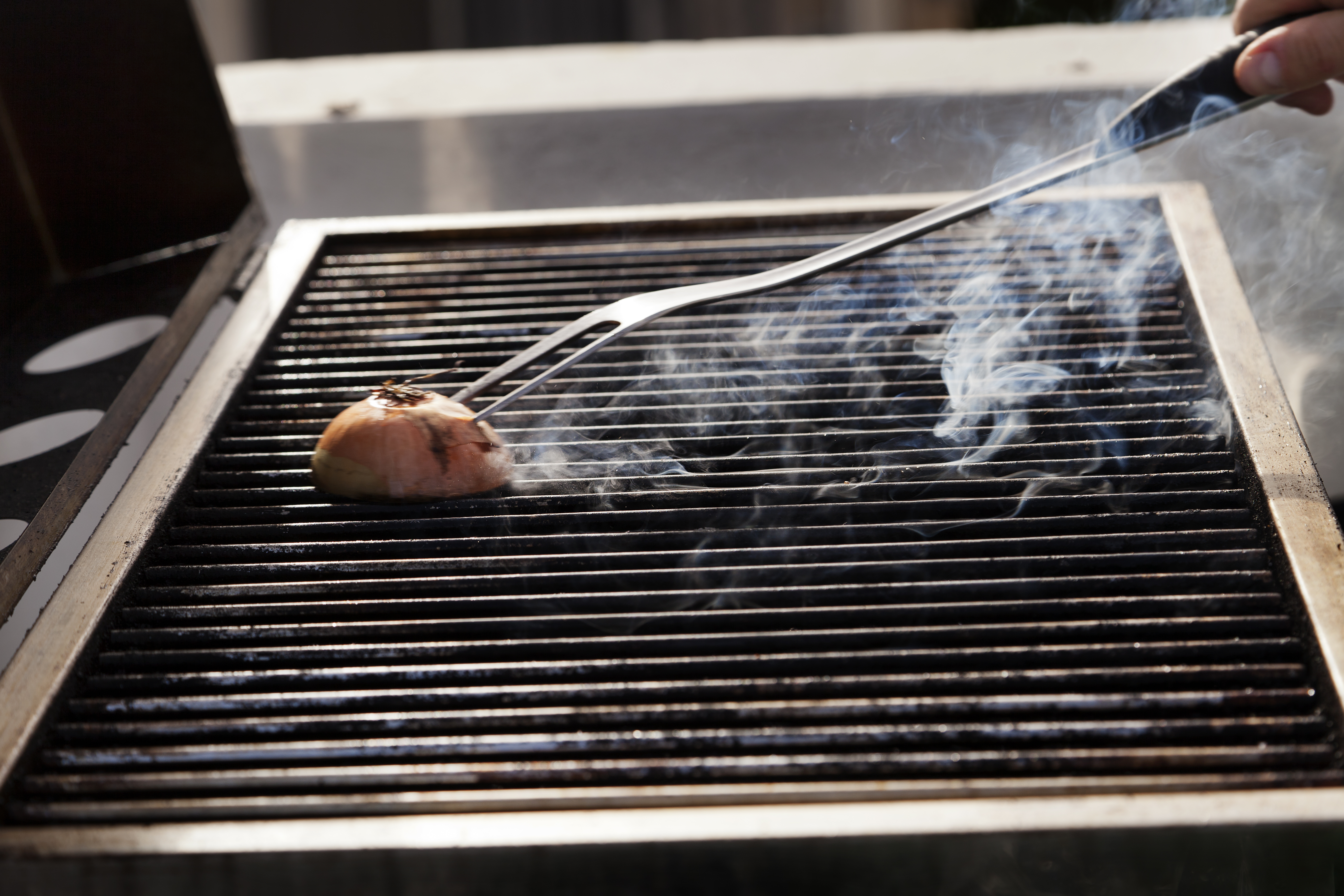 Cleaning the Grill