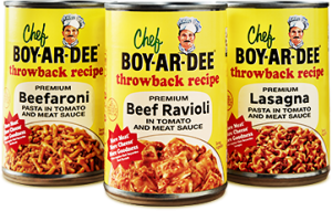 chef boyardee throwback